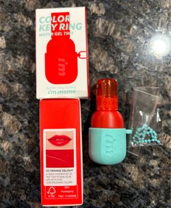 NEW I’M MEME COLOR KEY RING WATER GEL TINT ORANGE DELIGHT $5!