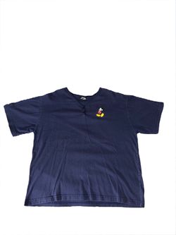 Womans Vintage Embroidery Mickey Mouse Shirt