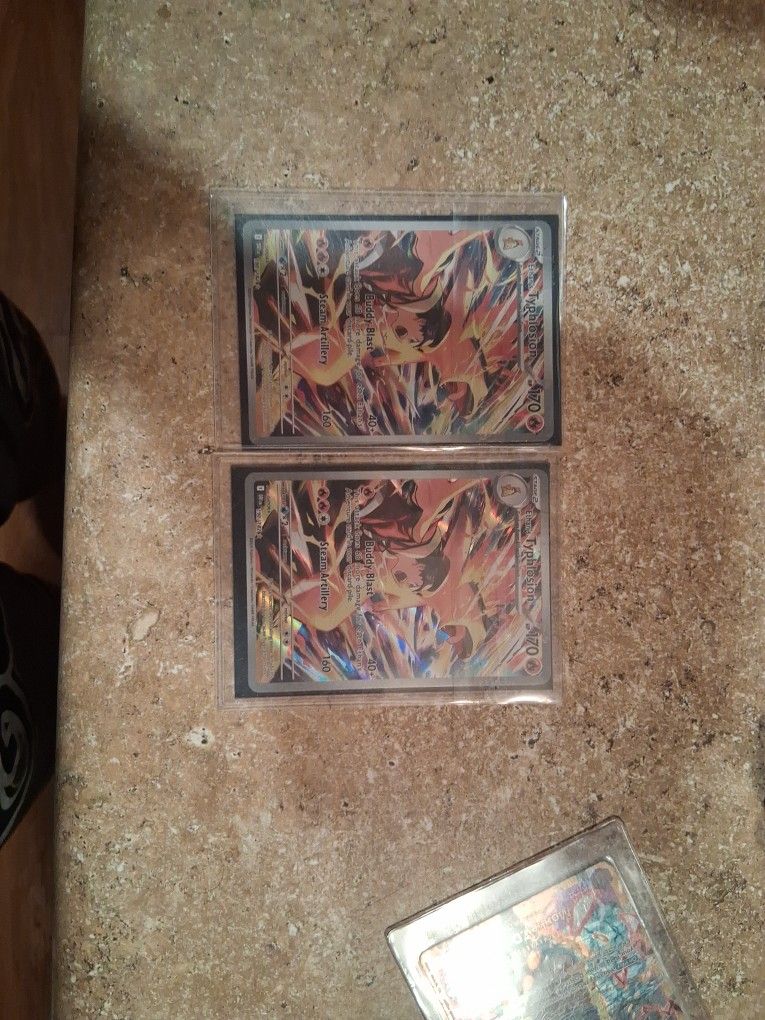 2 Ethans Typhlosion Destined Rivals Full Art Raw Cards Psa 10 Contenders
