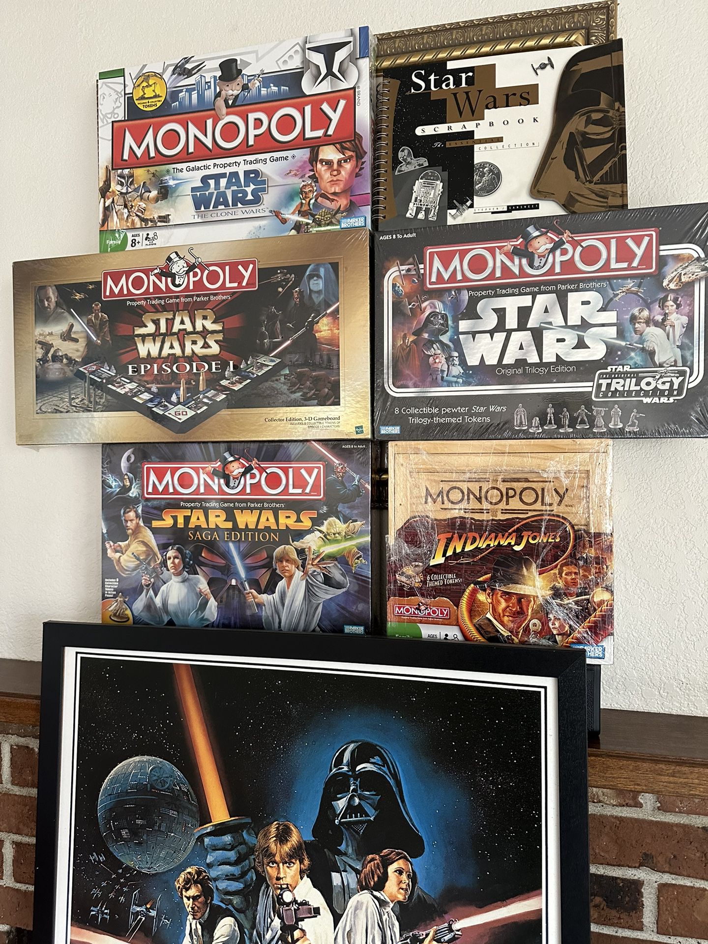Star Wars Collection Monopoly Games