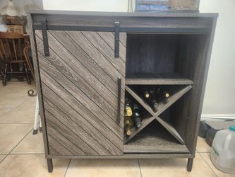 Accent Cabinet With Wine Holder