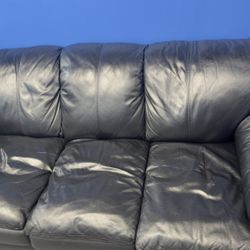 Leather couch