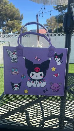 Kuromi Felt Tote Bag