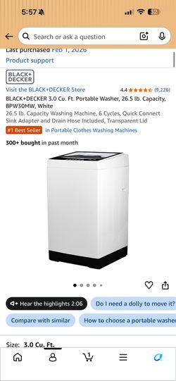 Portable washer and dryer