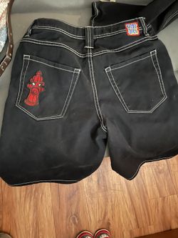 Empyre Black Denim Shorts