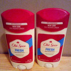Old Spice Fresh Antiperspirant & Deodorant For Men 3.0 oz $3 Each 