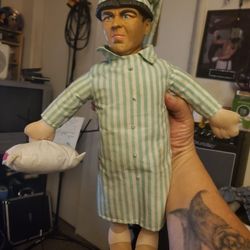 MOE / 3 STOOGES DOLL !