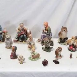 Lot of bisque figures