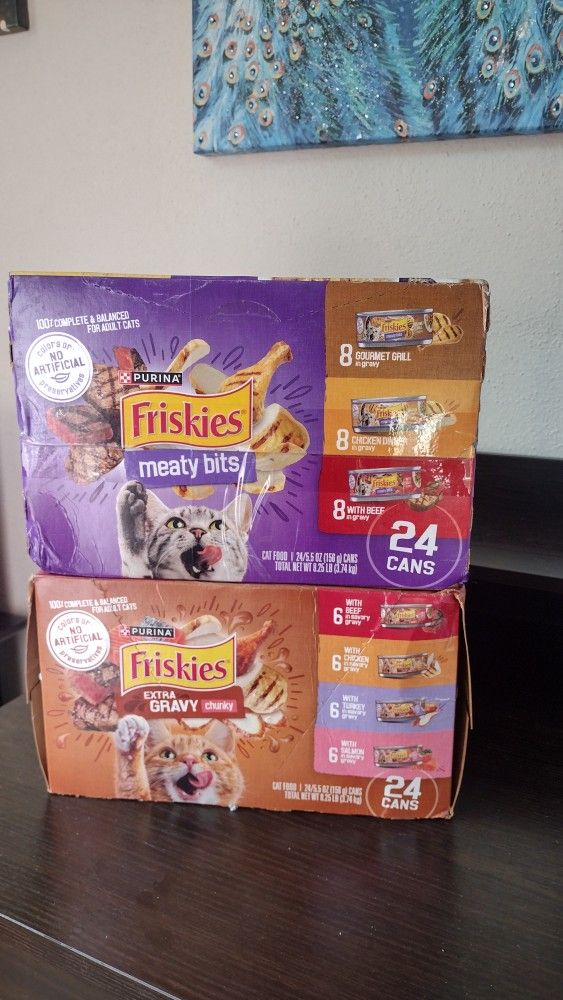 24 Count Cases Friskies Cat Food