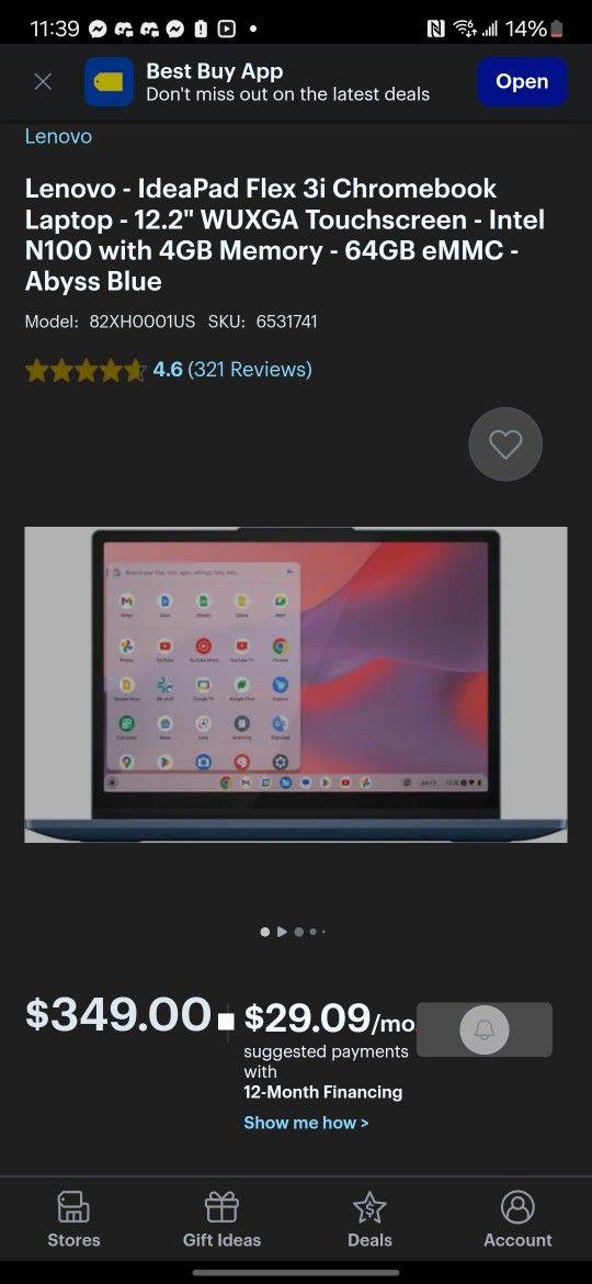 Touch screen laptop