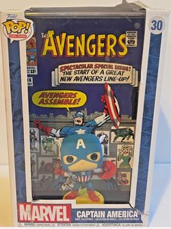 Funko Pop Comic Covers Captain America #30