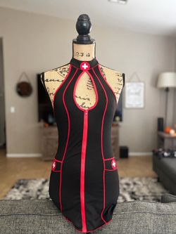 Nurse Halloween Costume Mini Dress