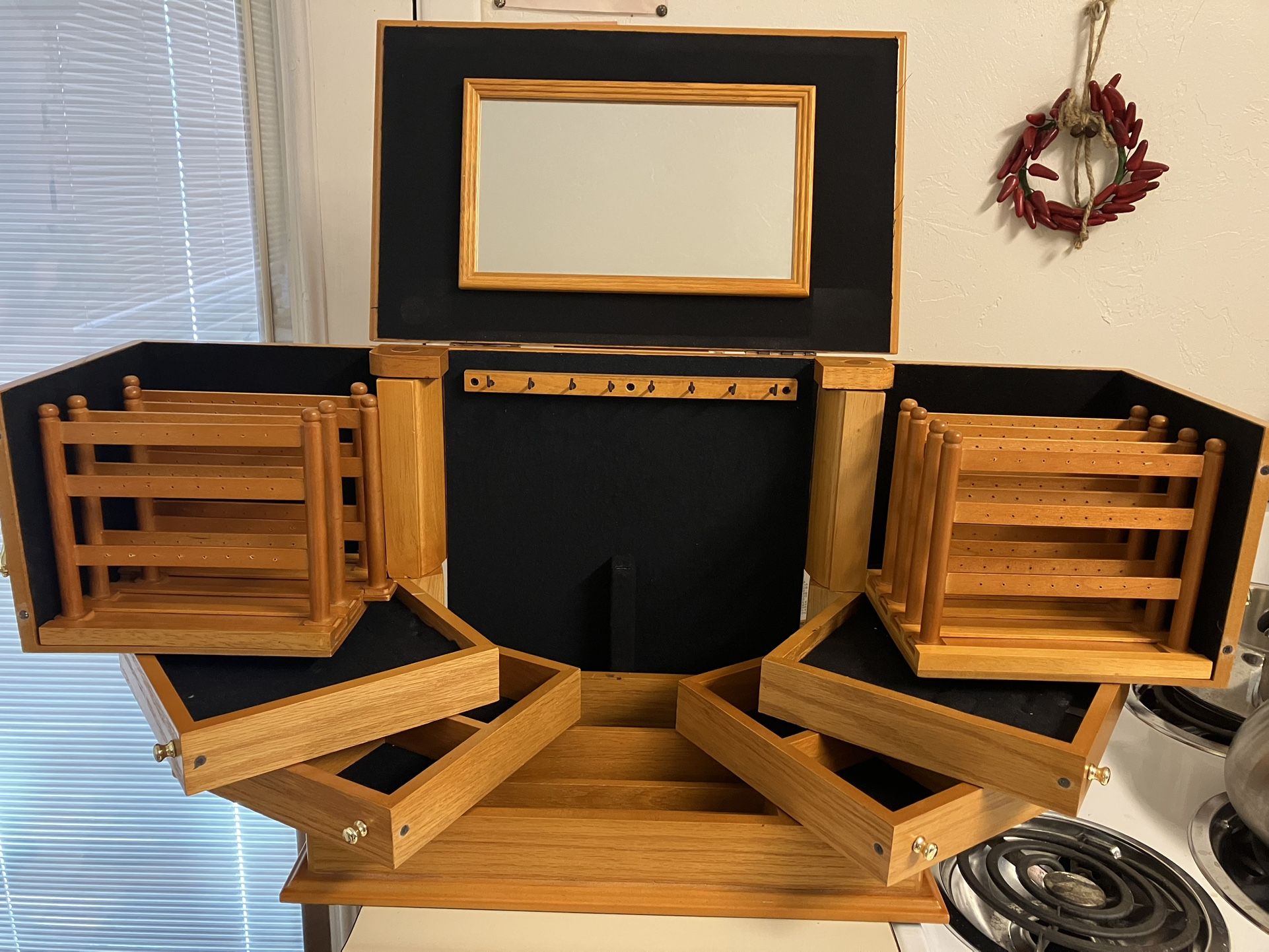 Large Jewelry Box By Lori Greiner For Your Ease Only Light Wood