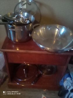 Kitchen Aide pots and pans