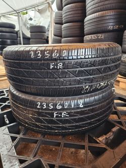 235 60R 18 USED TIRES FIRESTONE 2356018 USED TIRES (PAIR) MOUNT BALANCE INCLUDED