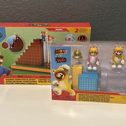 Super Mario Course Complete Playset and 3D World Diorama Set
