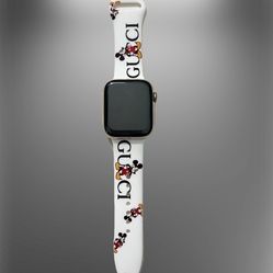 Gucci Mickey Mouse Apple Watch Band Size 38/40/41 Sm Series 1,2,3,4,5,6,7 SE