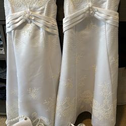 2 Flower Girl dresses 