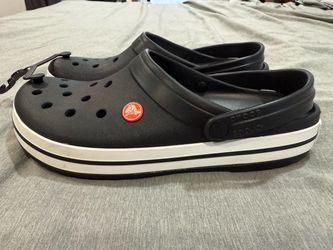 NEW Crocs Crocband Black  M9/W11