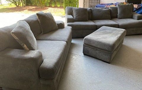 Grey Sofa Set 