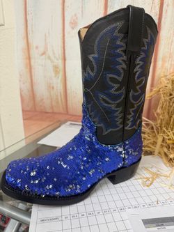 NEW SQUARE TOE COWBOY BOOTS WOMENS SIZES 7,7.5,8.5