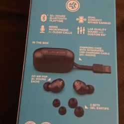 JLab Go Air Pop True Wireless Bluetooth Earbuds 