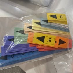 Math Place Value Digit Cards 14 Student Packs Sets New