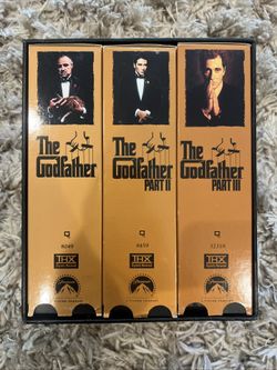 The Godfather Trilogy VHS Box Set