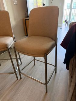 Upholstered 24" barstools - set
