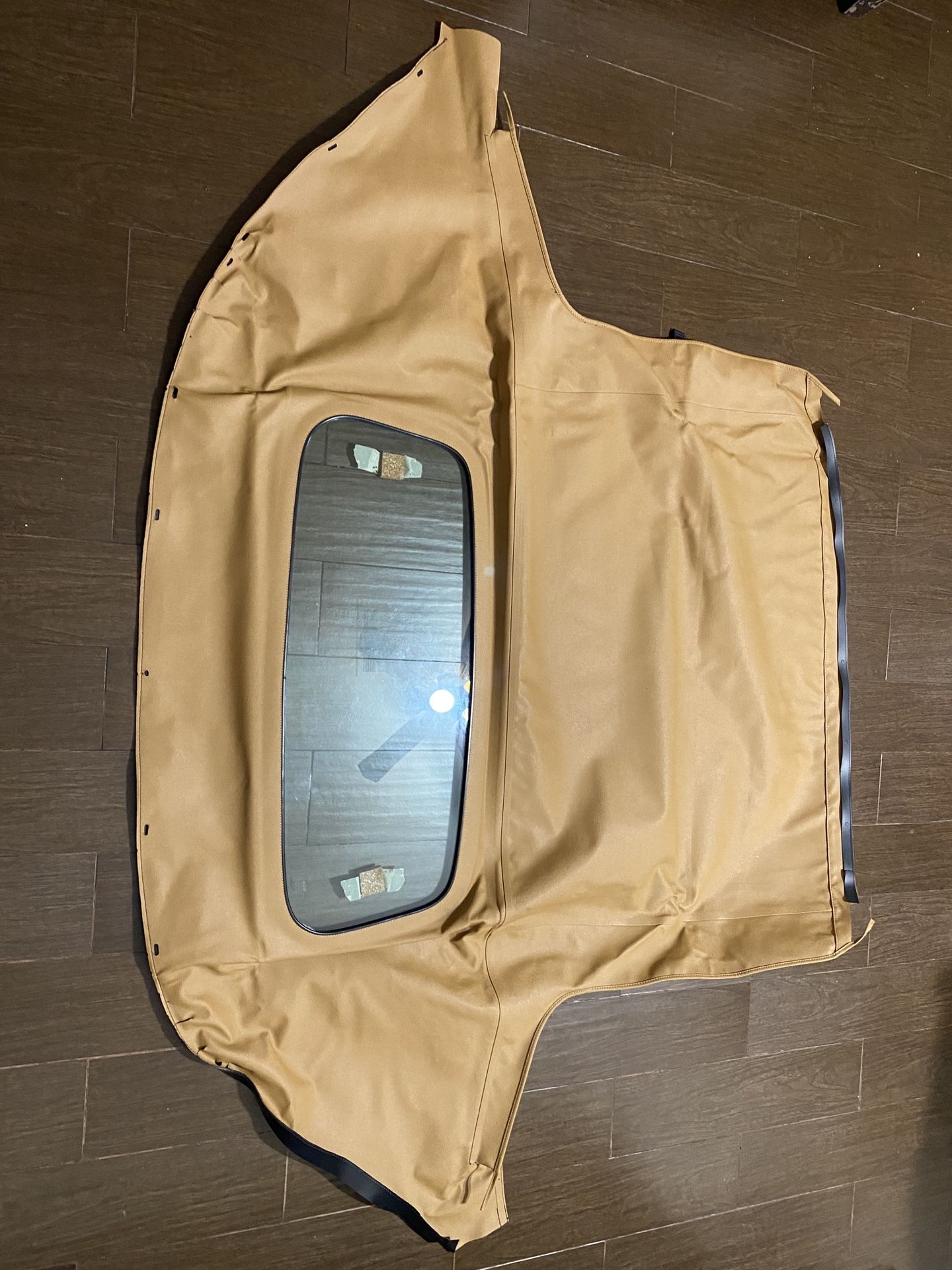 1990 To 2005 Mazda Miata Tan/Black Vinyl Convertible Top