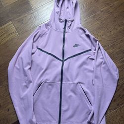 Nike Tech Fleece Full-Zip Hoodie – Purple/Mauve – Men’s Large