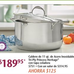 Princess House Olla De 11 Qt