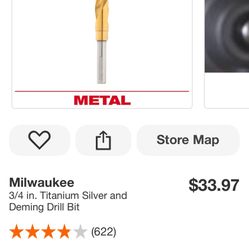 Milwaukee S@D Titanium Drill Bit 3/4”