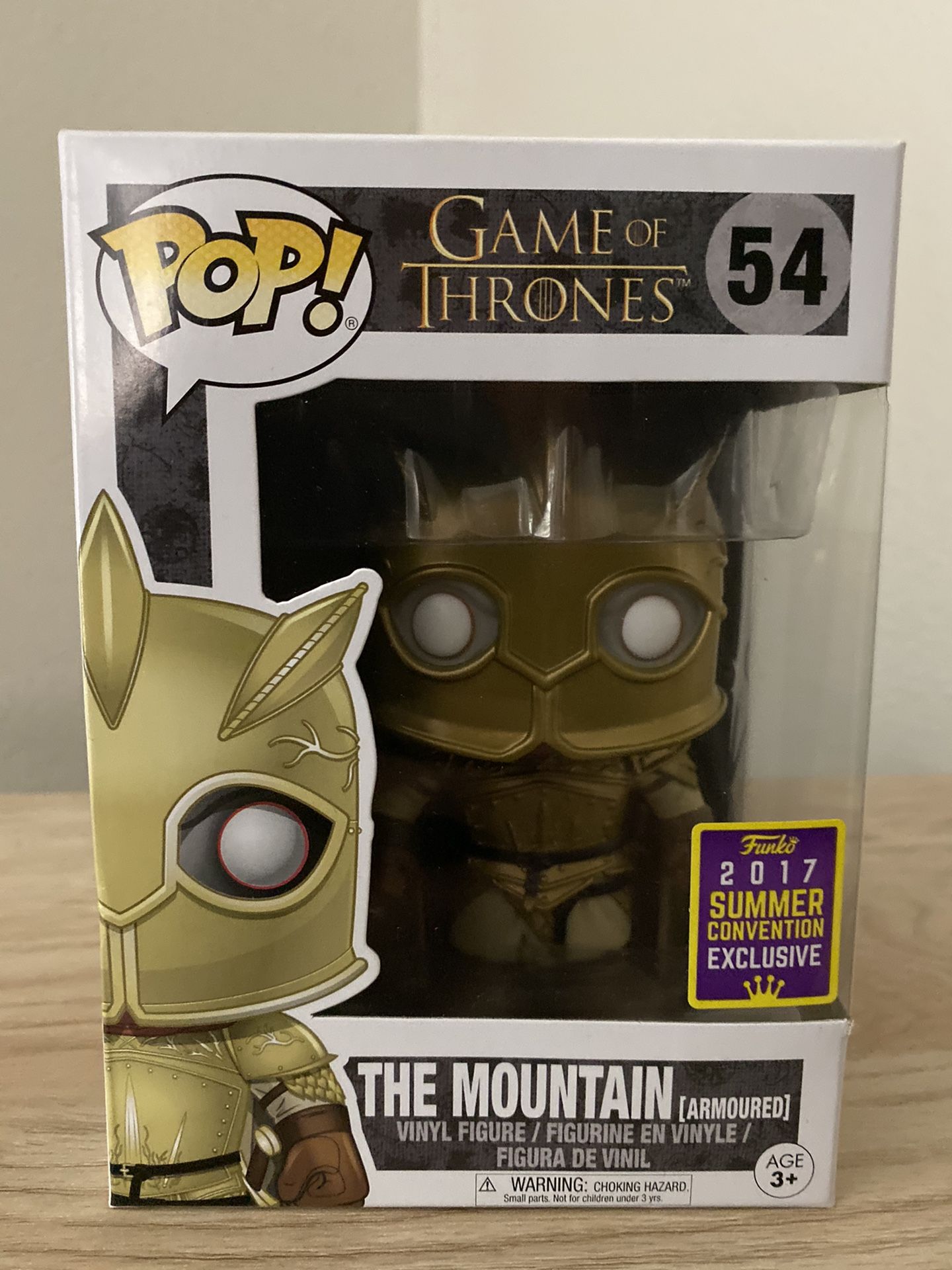 Box lunch SDCC exclusive GOT The Mountain POP