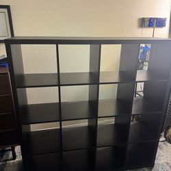 IKEA Kallax 4x4 Black Shelf