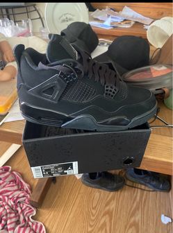 Black cat Jordans