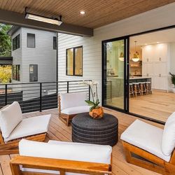 Black Indoor Or Outdoor Coffee Table