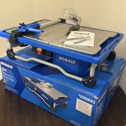kobalt 5-Amp 7-in-Blade Corded Wet Tabletop Tile Saw