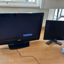 TV And Computer Monitor 