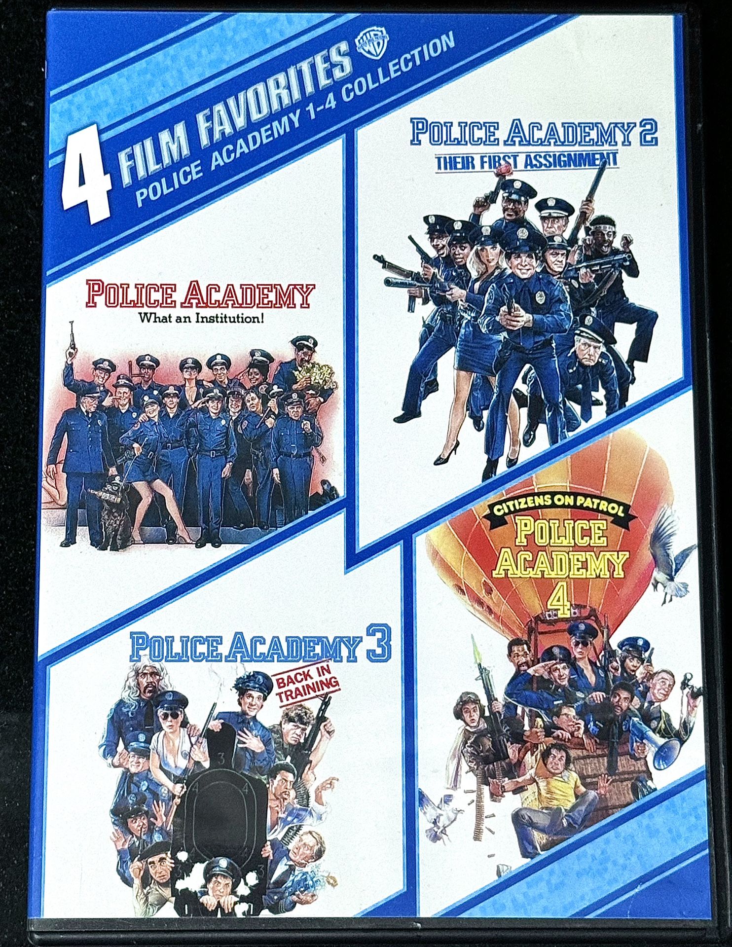 👮♀️📀 Police Academy DVD Collector’s Set, 4 Movie Series (new)
