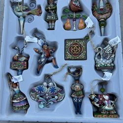 Jim Shore 12 Days of Christmas Ornamenta
