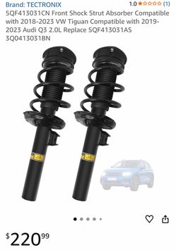 5QF413031CN Front Shock Strut Absorber Compatible with 2018-2023 VW Tiguan Compatible with 2019-2023 Audi Q3 2.0L Replace 5QF413031AS 3Q0413031BN