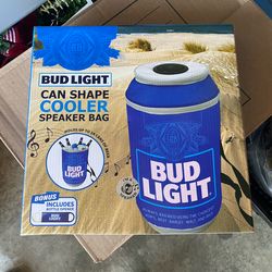 Bud Light Cooler W Speaker