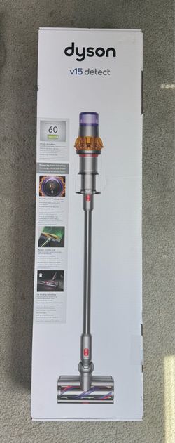 Dyson V15 Detect Cordless Stick Vacuum Yellow/Nickel- New