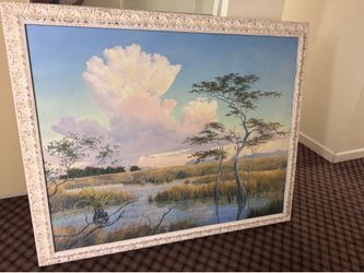 "Cypress Twilight" limited edition canvas print by artist Phil Capen, typically numbered out of 995