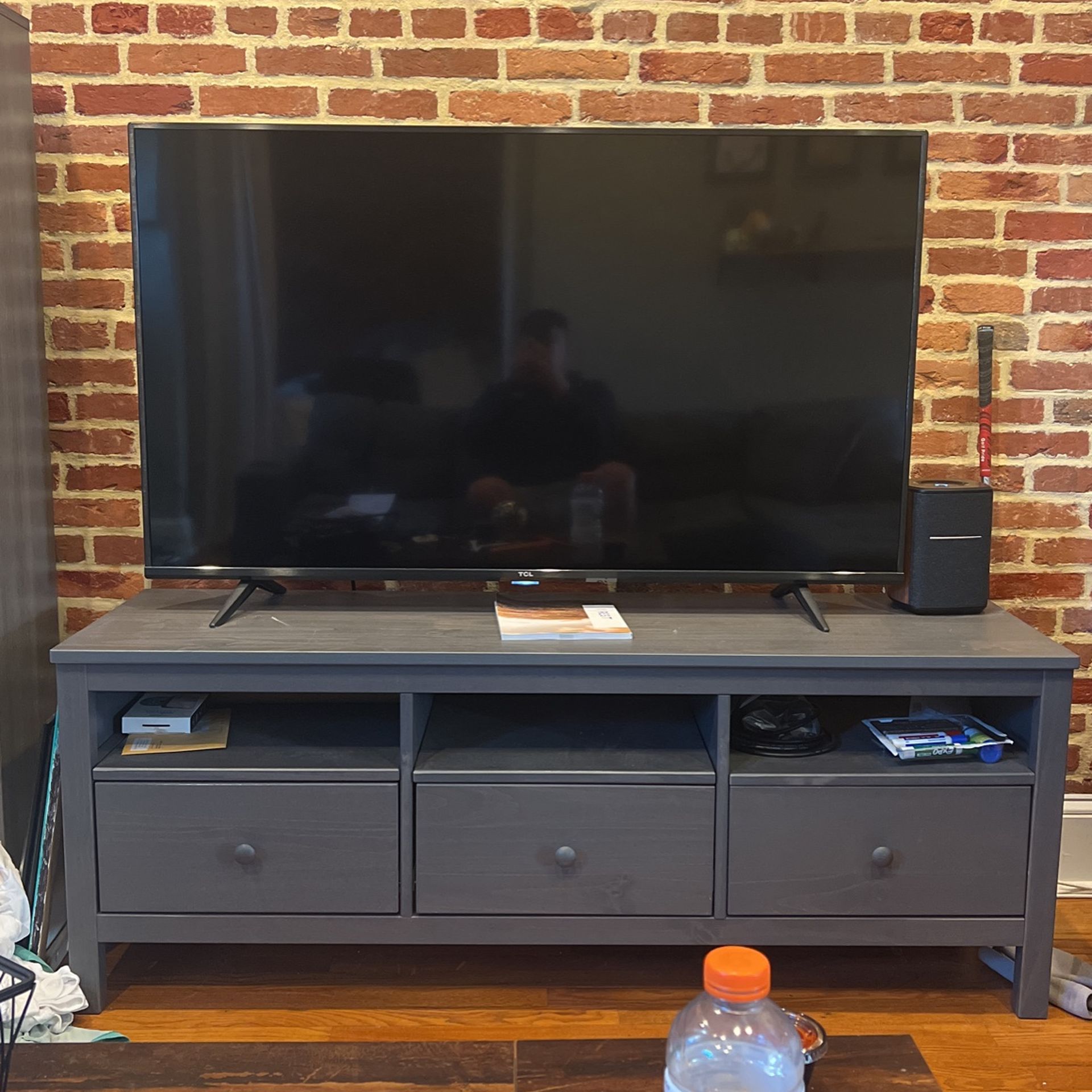 TV Stand + Dresser. IKEA like NEW 5.5ft By 3 Ft