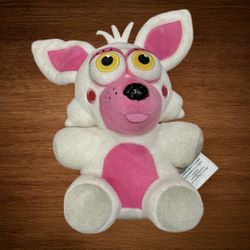 FIVE NIGHTS AT FREDDYS PLUSH FUNTIME FOXY WHITE & PINK FUNKO STUFFED ANIMAL. 8”
