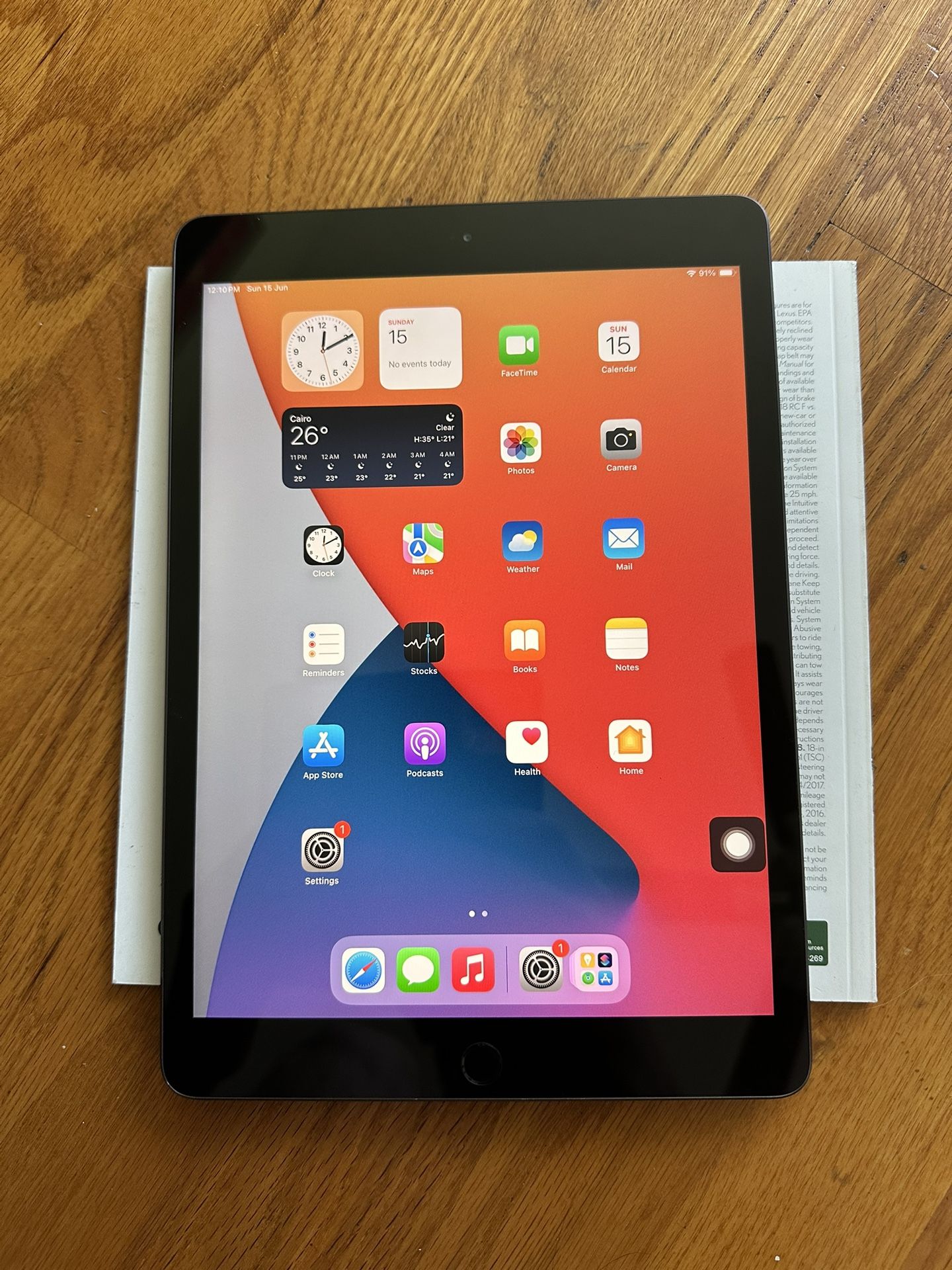 10.2 inches Apple iPad Gen 8 32Gb WiFi Gray Model A2270 with latest iOS 18.5 Ready to Use - FIRMED PRICE - No Negotiation - Working Great - No Issue