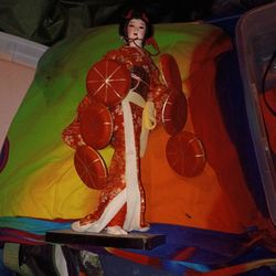 Vintage Japanese Geisha Doll 