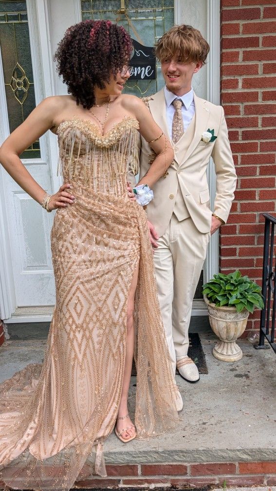 Gold Dress 